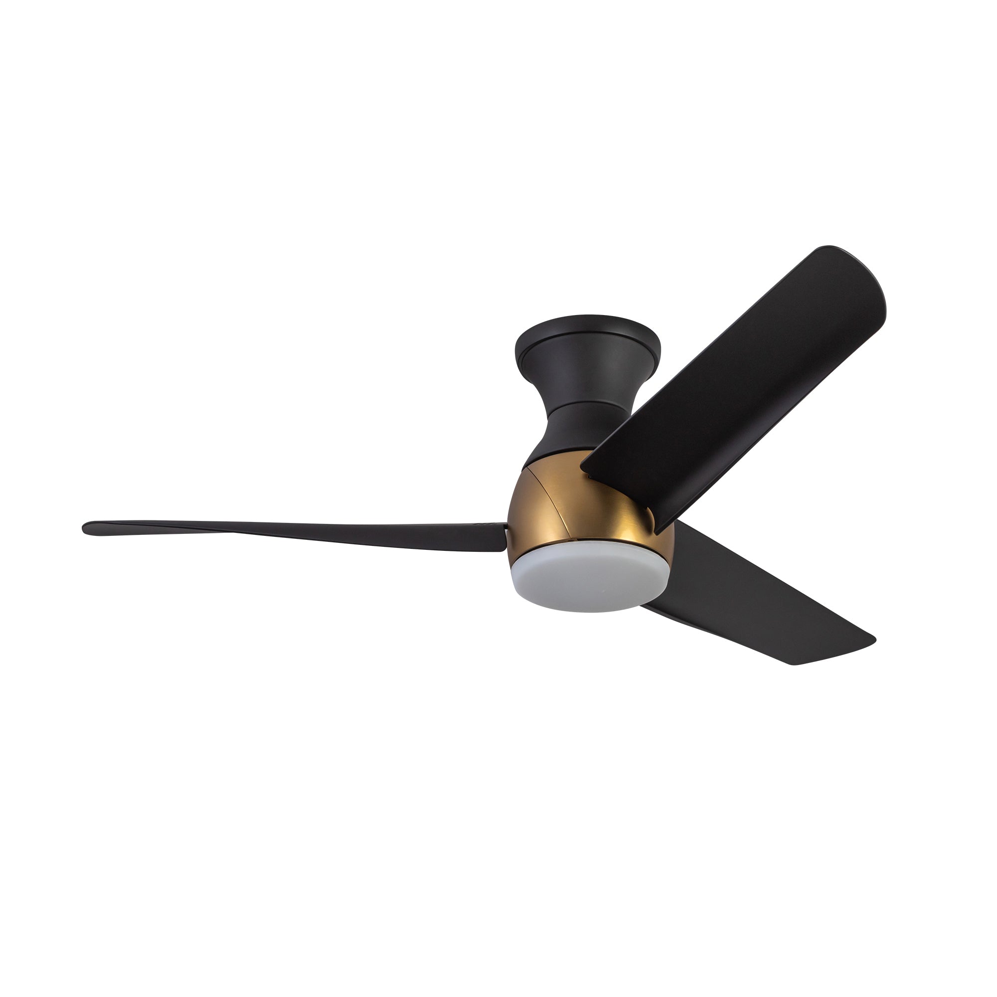 Thalia 54-in Brushed Gold/Matte Black LED Hugger Fan