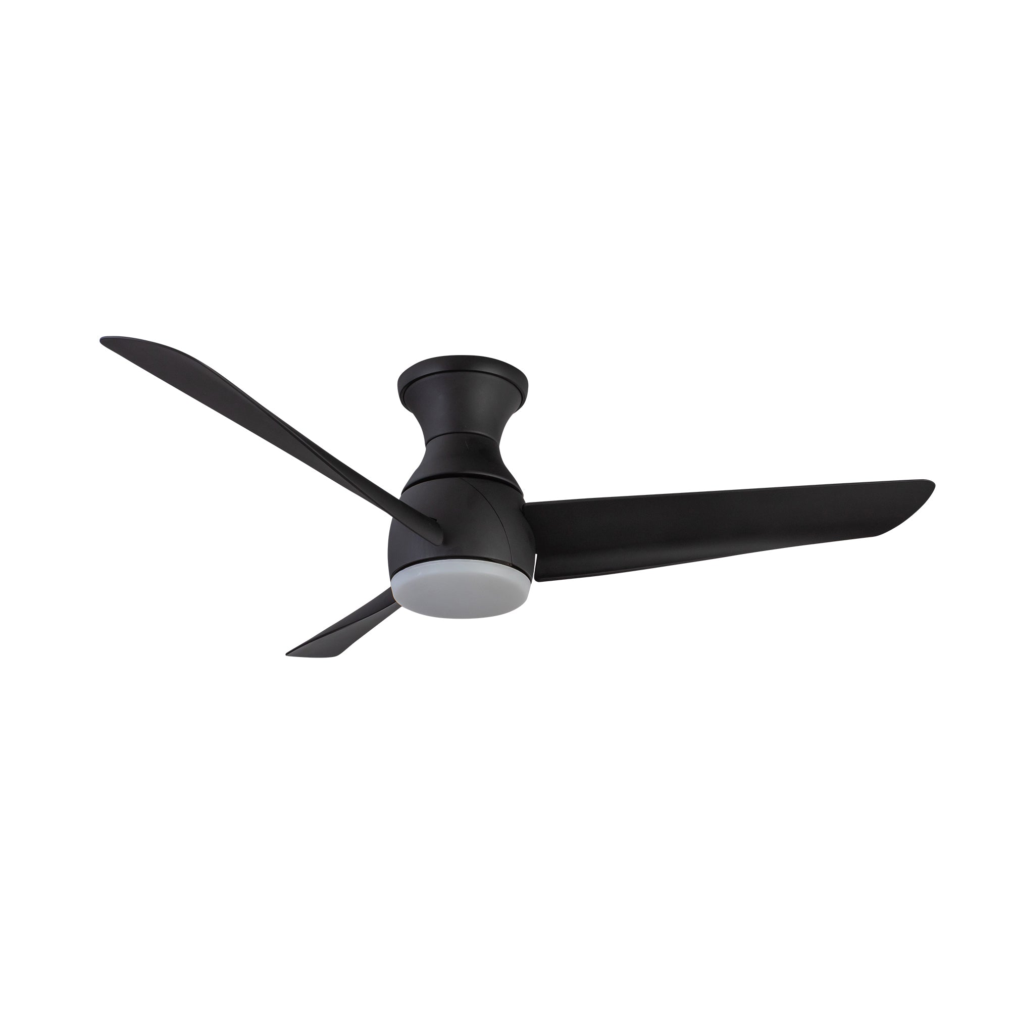 Thalia 54-in Matte Black LED Hugger Fan