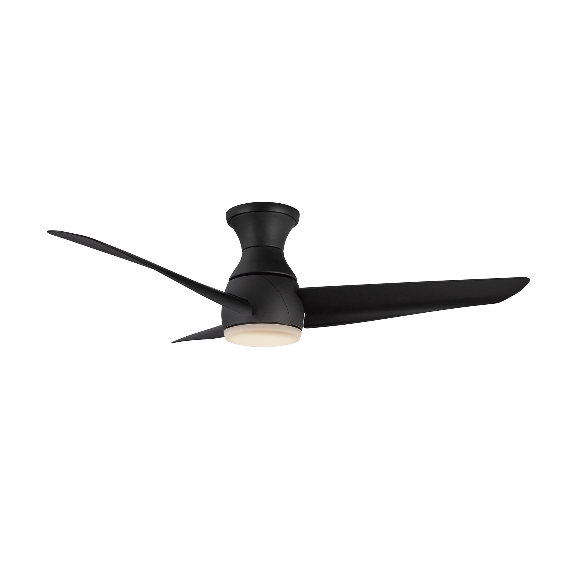 Thalia 54-in Matte Black LED Hugger Fan