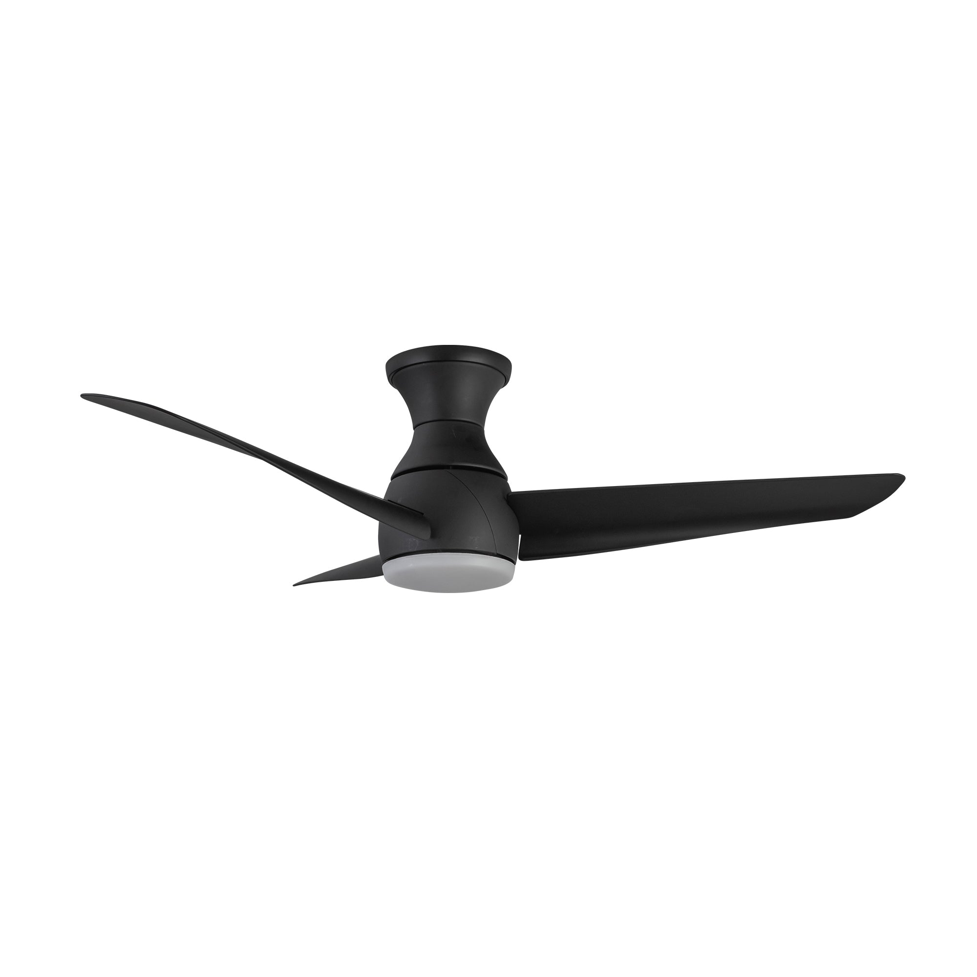 Thalia 54-in Matte Black LED Hugger Fan