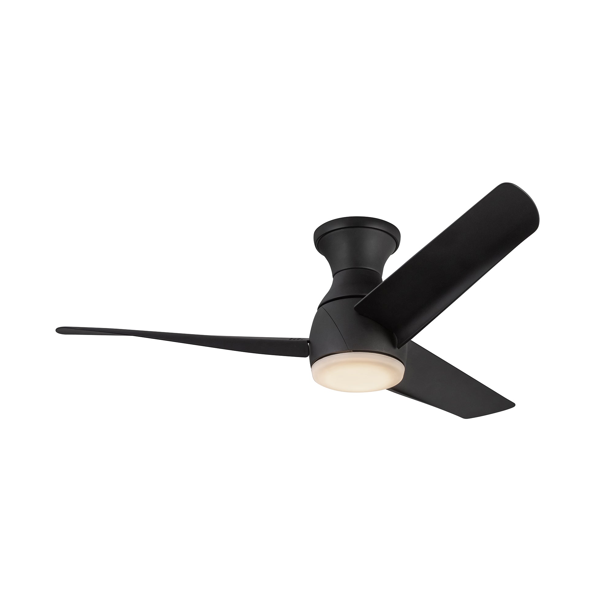 Thalia 54-in Matte Black LED Hugger Fan