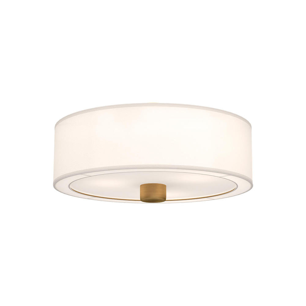 Alora Lighting THEO FM547924AGWL Flush Mount Modern - Aged Gold