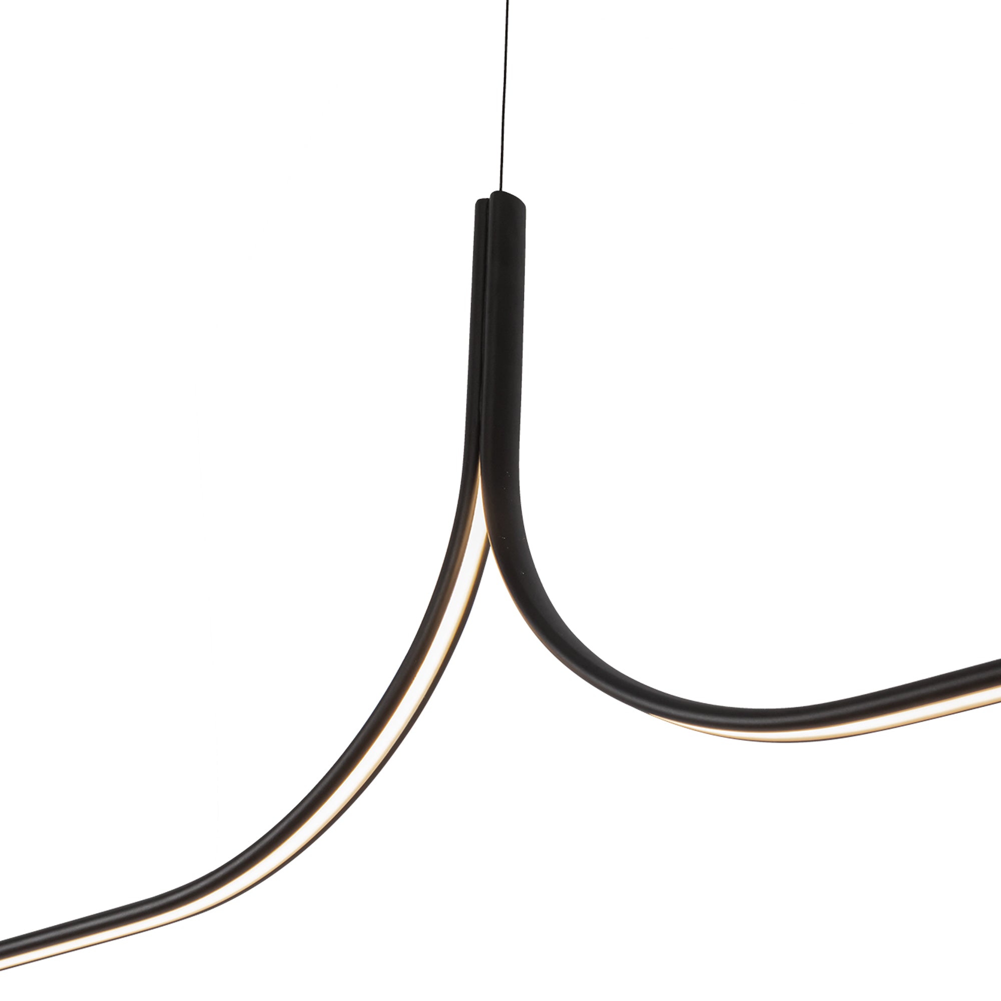 Thread 15-ft Black LED Linear Pendant