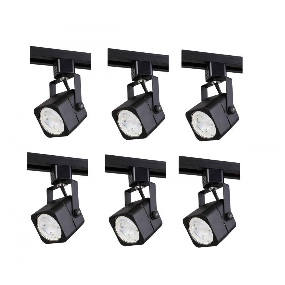 Elegant Lighting TKH210BK-6PK Track Lighting Traditional - Matte Black