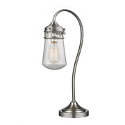 1 Light Table Lamp-Clear Seedy