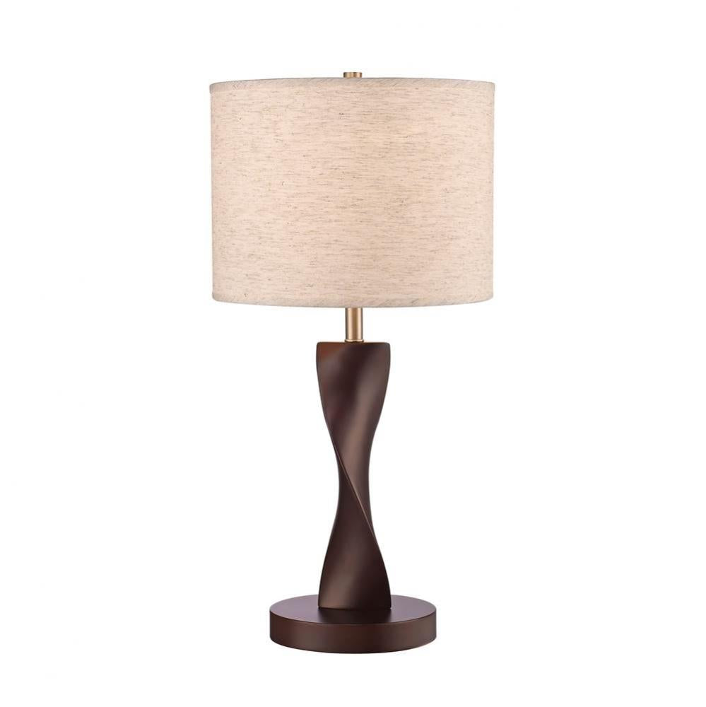 Z-Lite Lighting WOOD TL123 Lamp - Mahogany