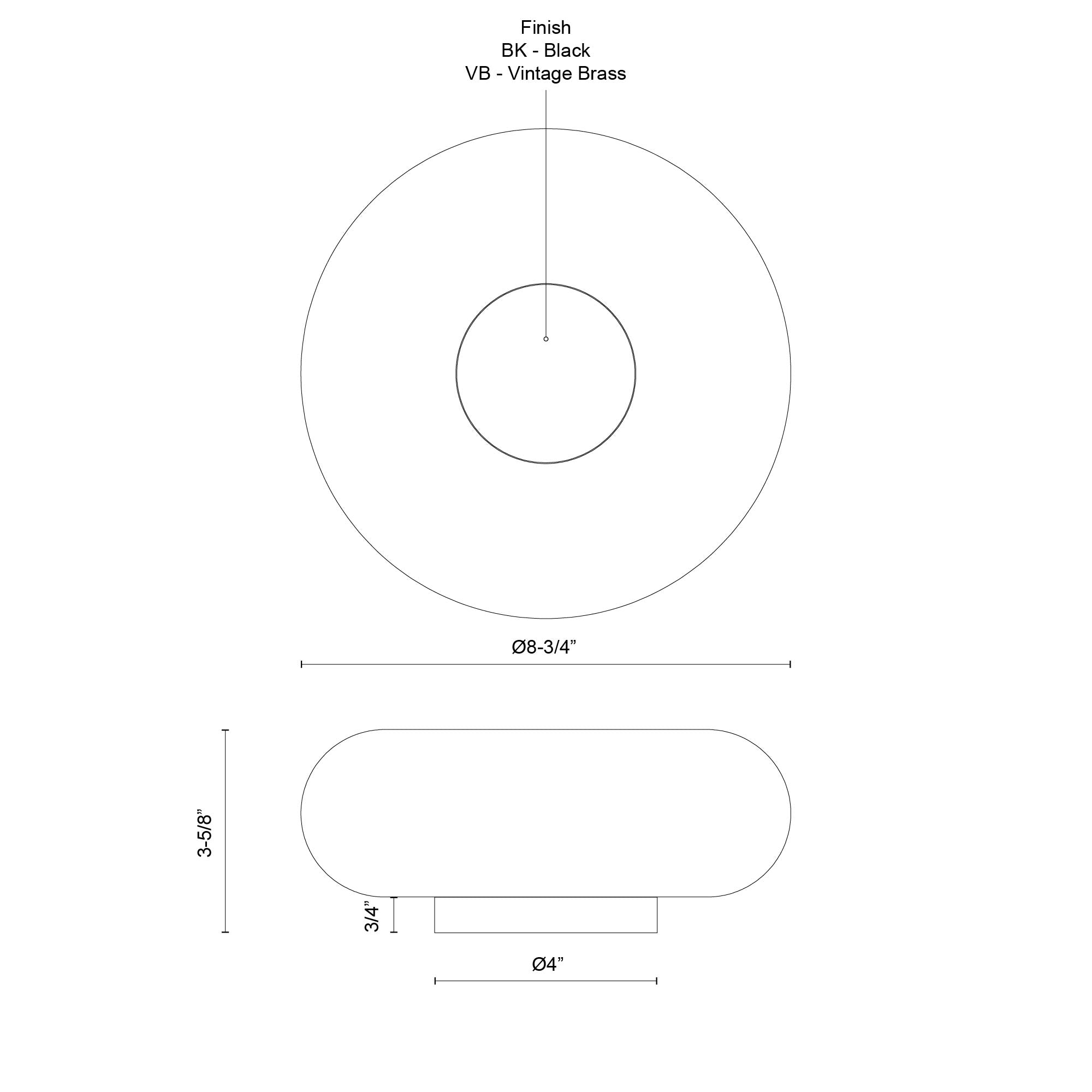 Nimbus 8-in Black/Opal Glass LED Table Lamp