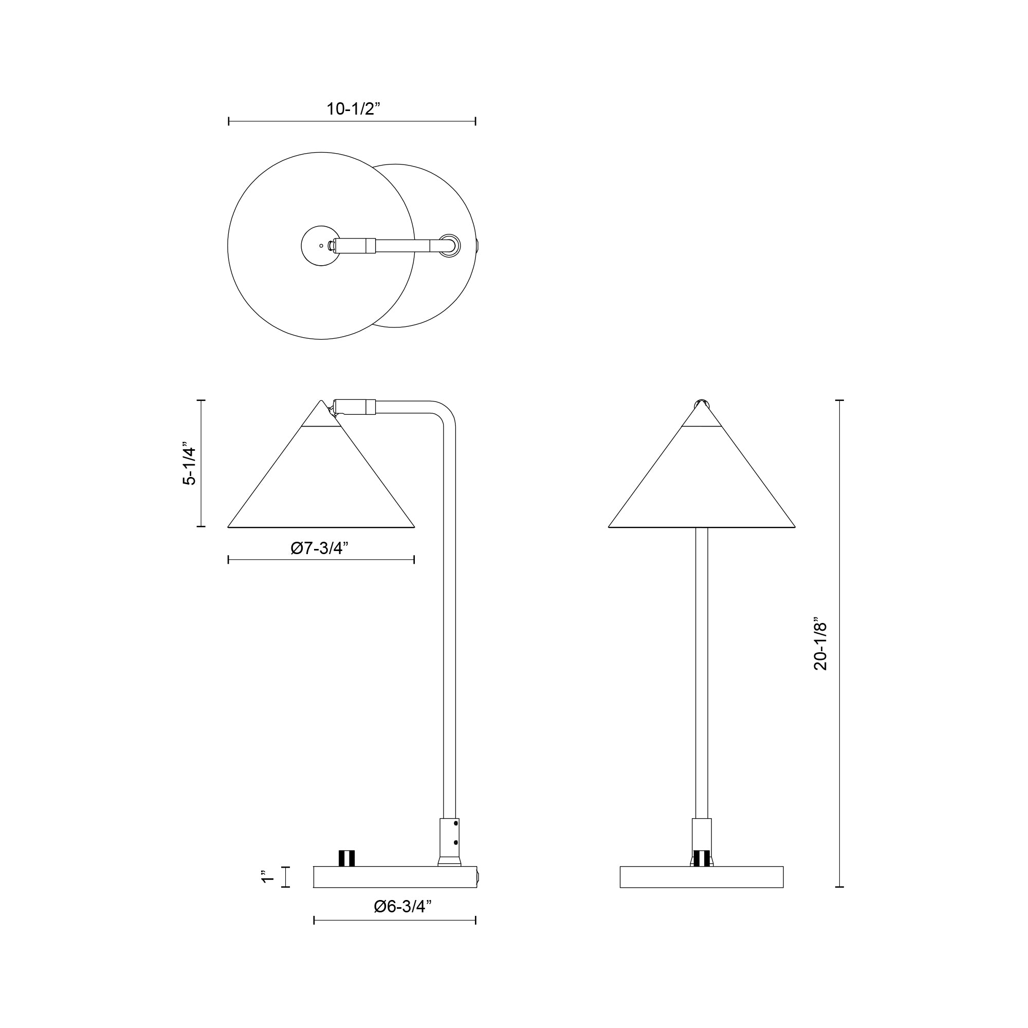 Remy 20-in White 1 Light Table Lamp