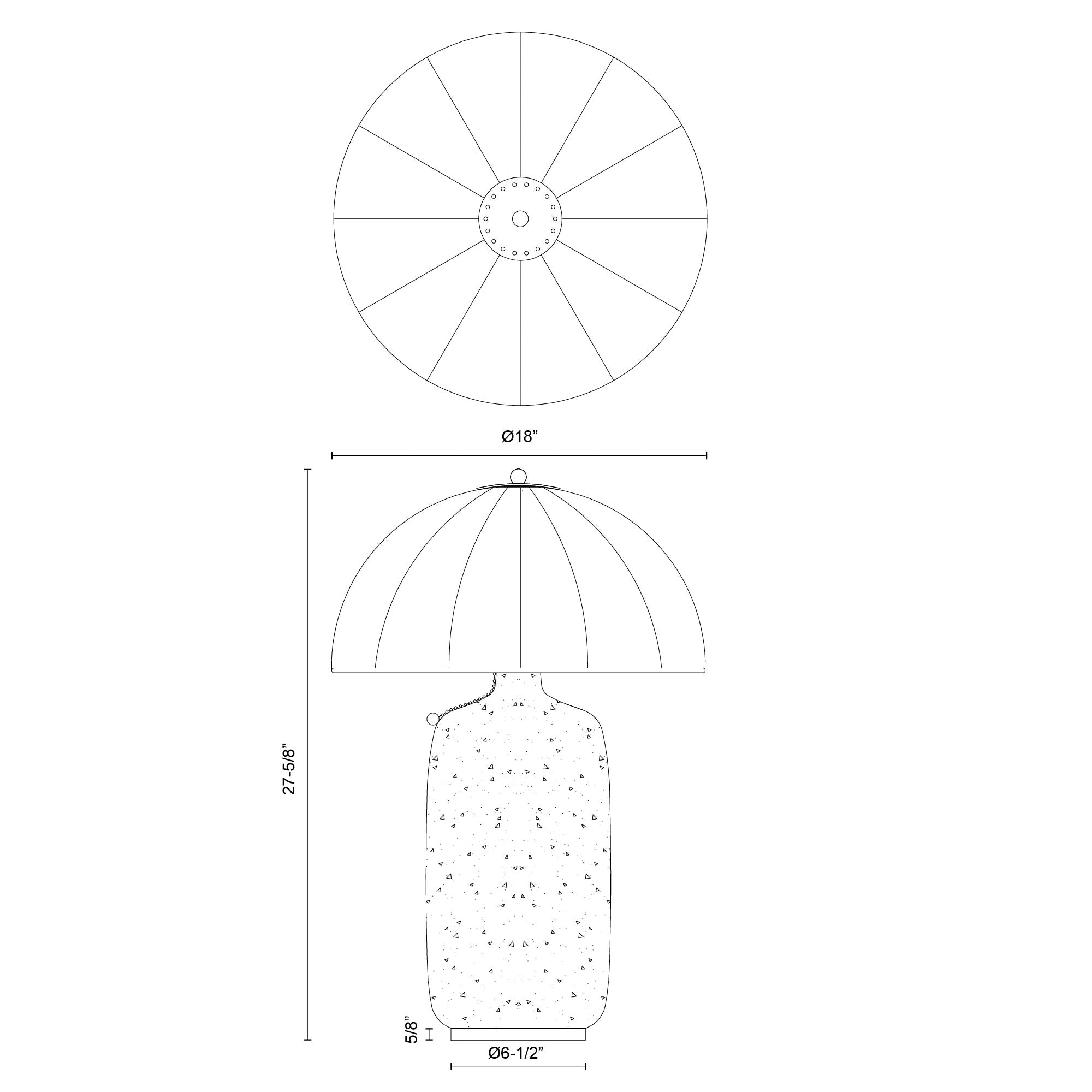 Crosby 18-in Brushed Gold Socket Table Lamp