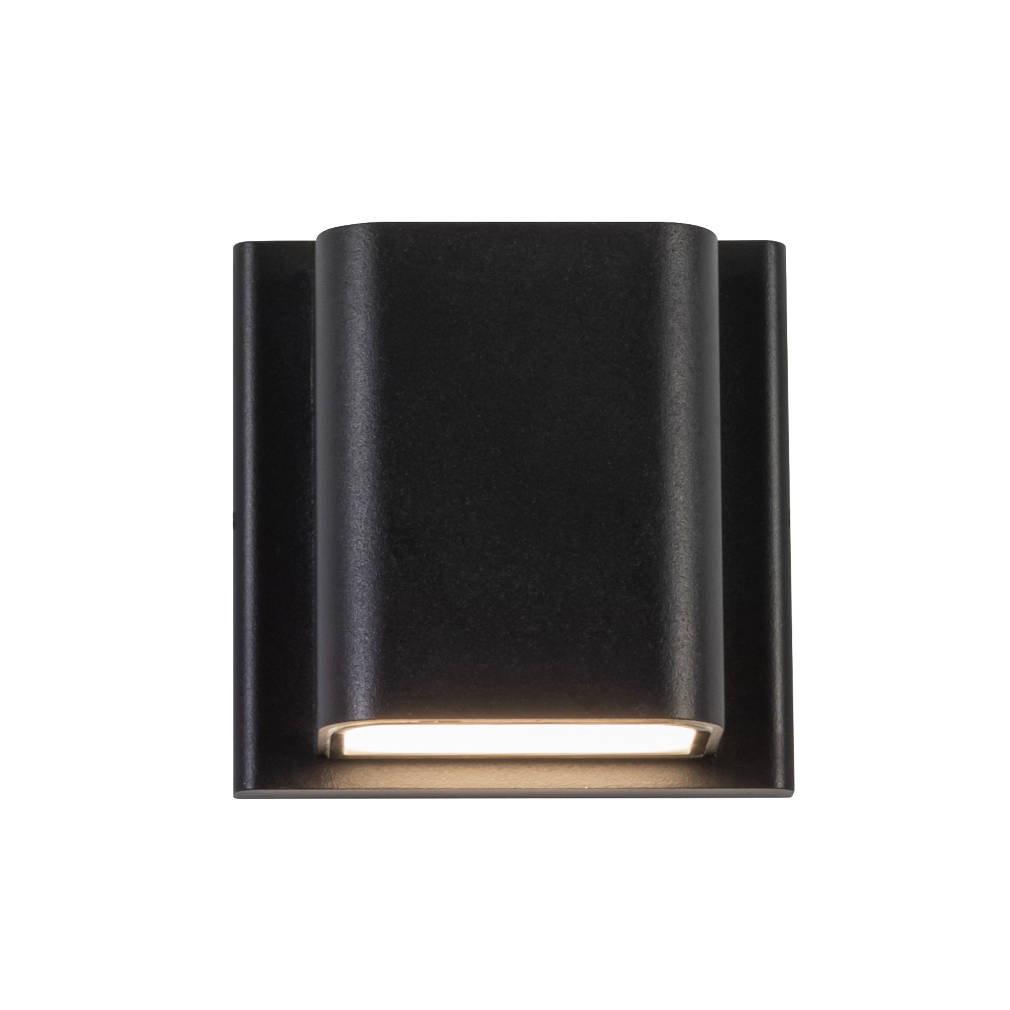 Tolan 4-in Black LED All terior Wall
