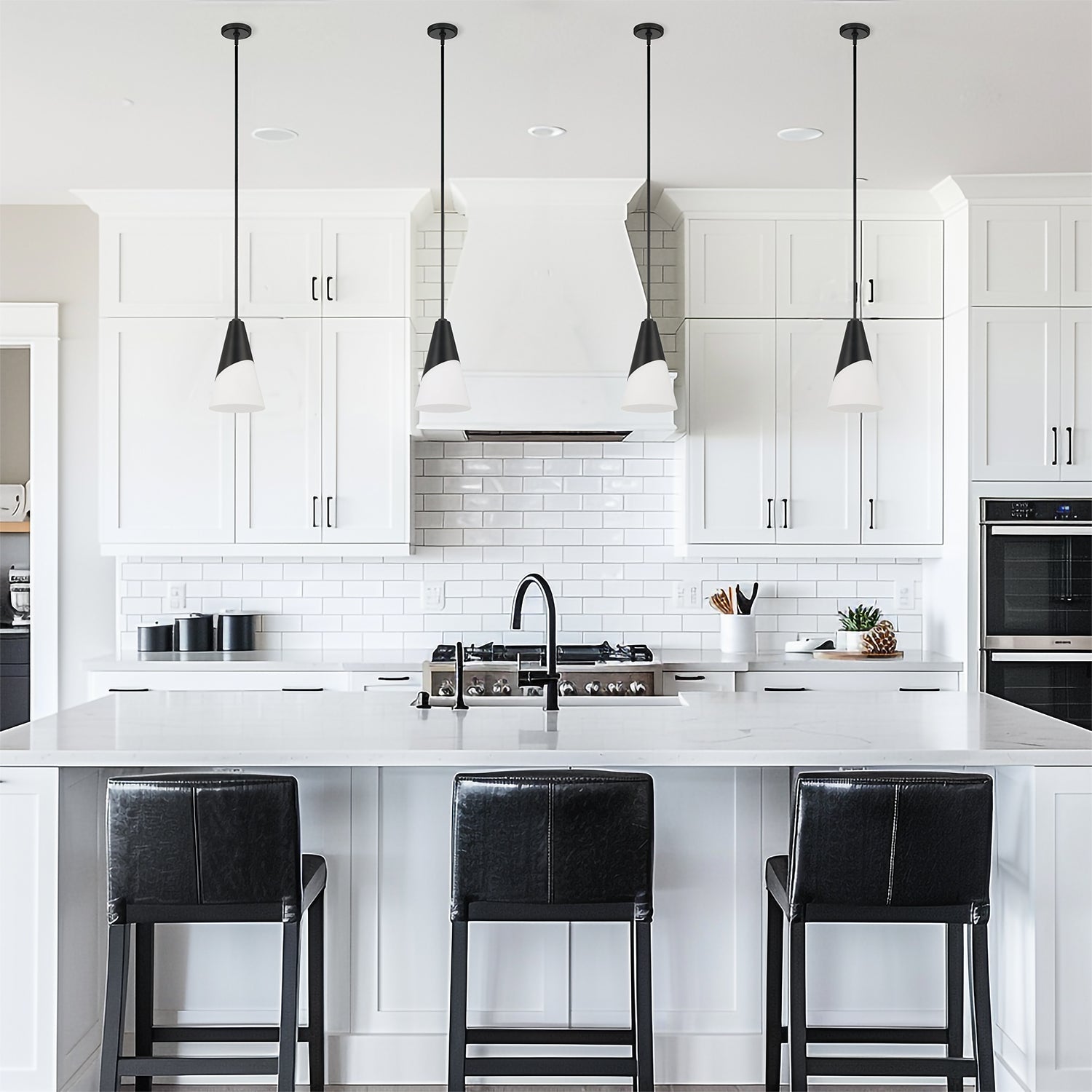 Crystorama Tori TOR-901-MK – 9 Inch – 1 Light – Pendant Light – Matte Black – Damp Rated