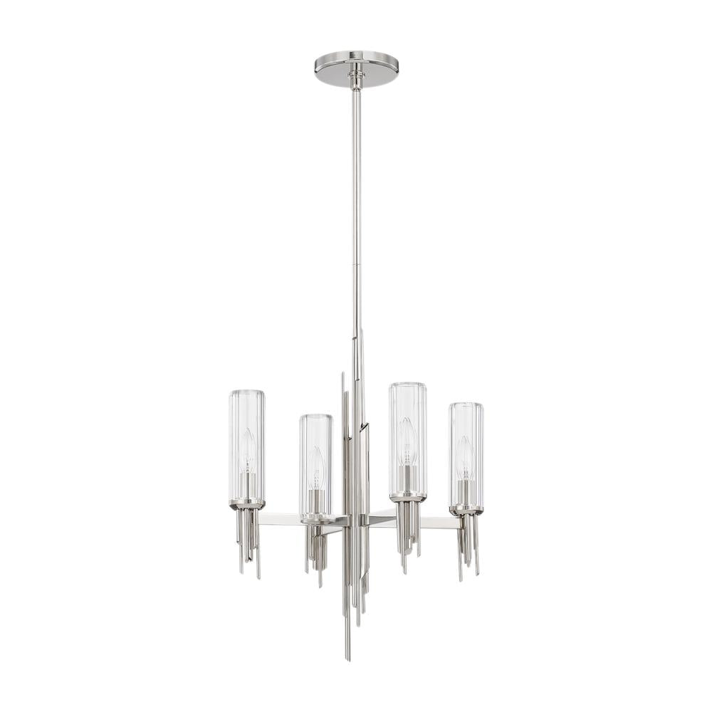 Alora Lighting TORRES CH335418PNCR Chandelier - Polished Nickel