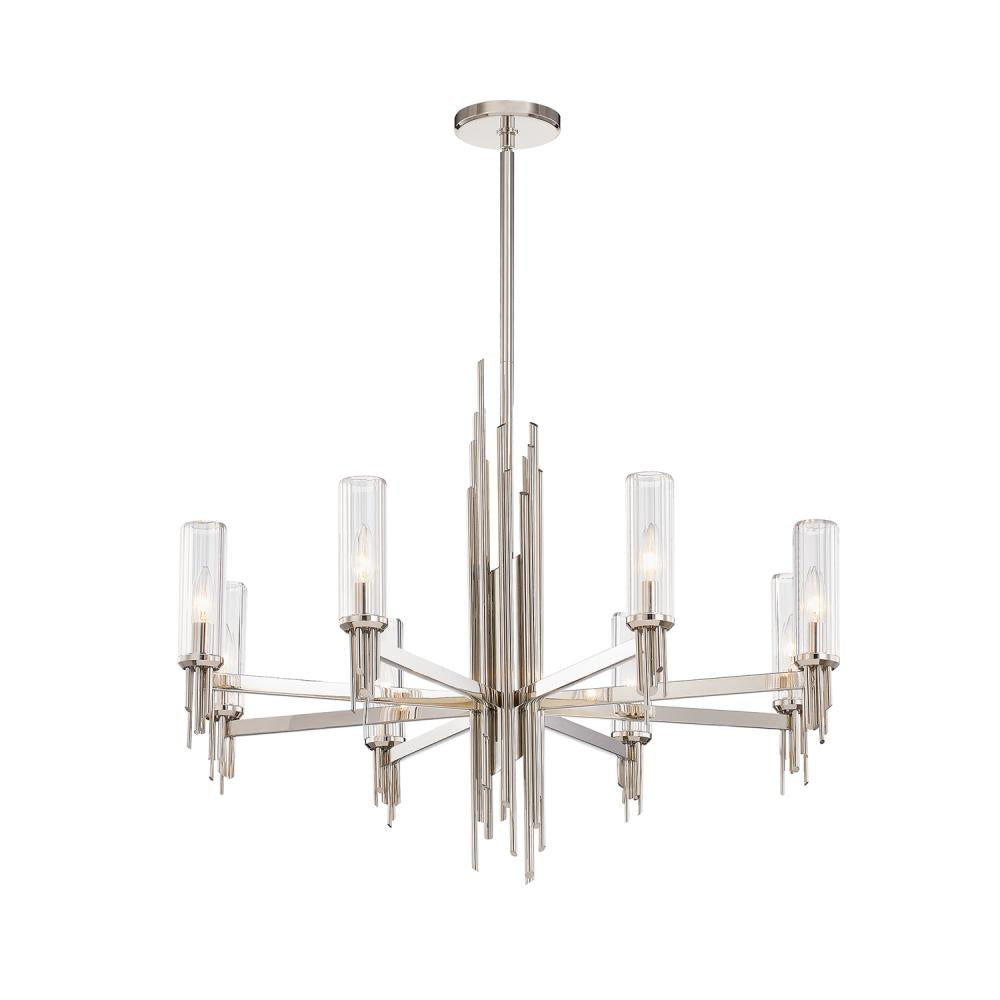 Alora Lighting TORRES CH335836PNCR Chandelier - Polished Nickel