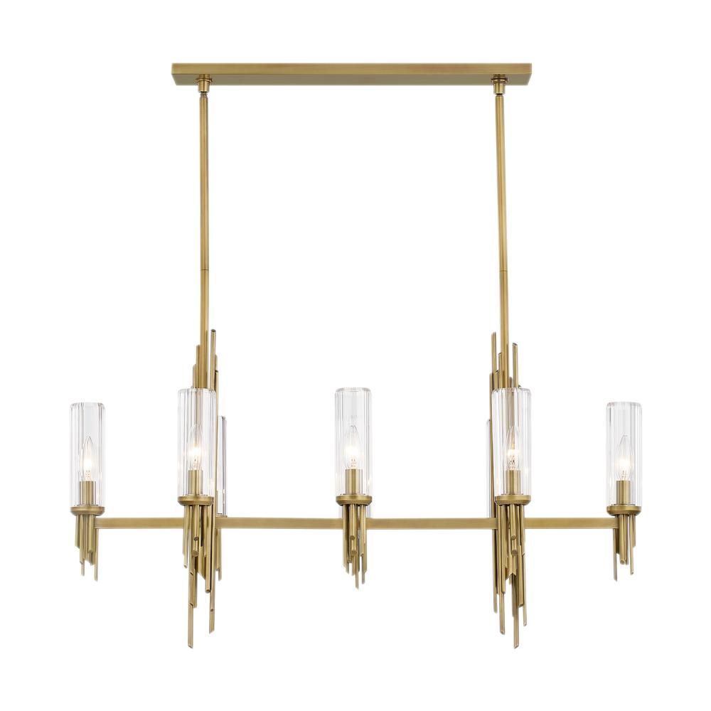 Alora Lighting TORRES LP335838VBCR Pendant - Vintage Brass