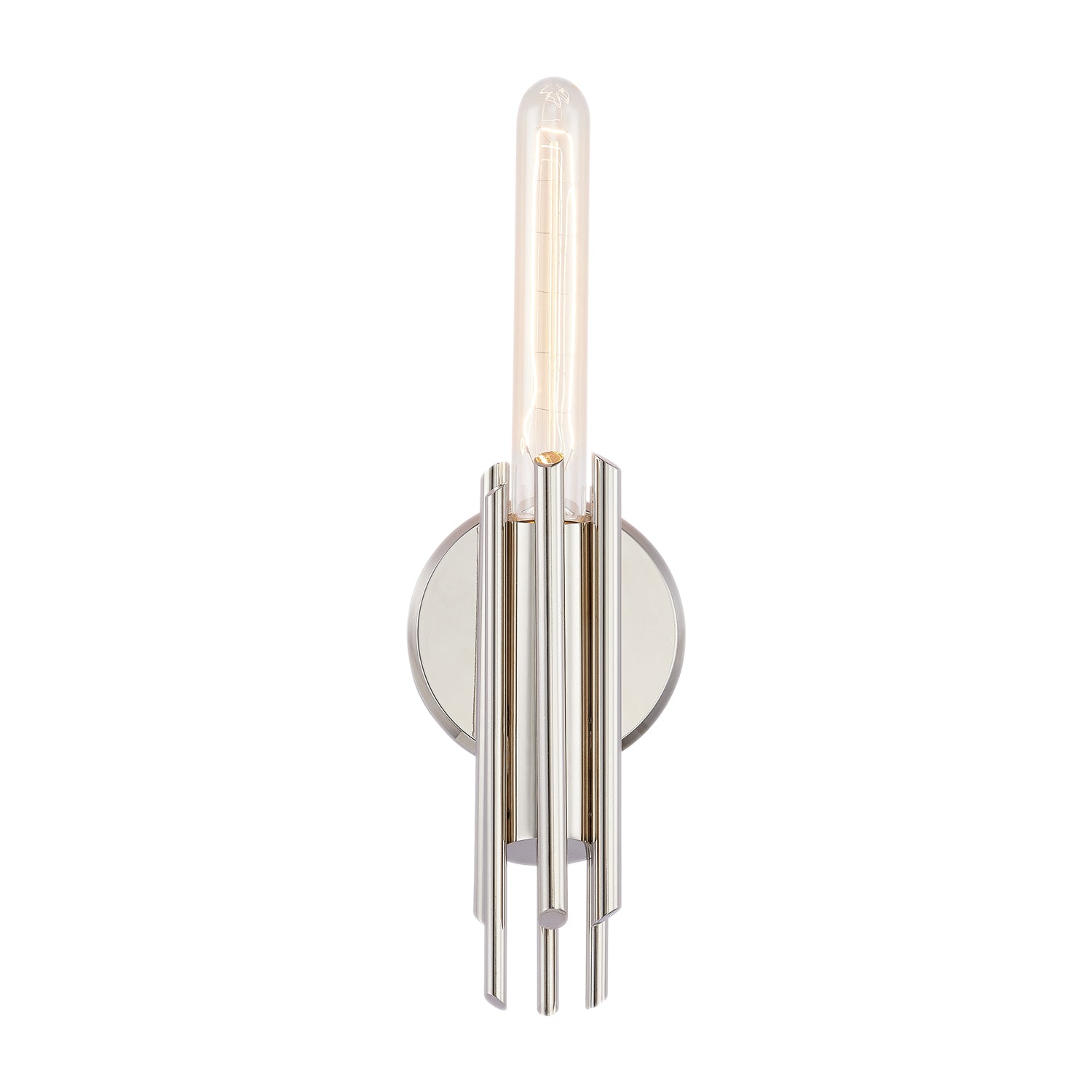 Torres 9-in Polished Nickel 1 Light Wall/Vanity