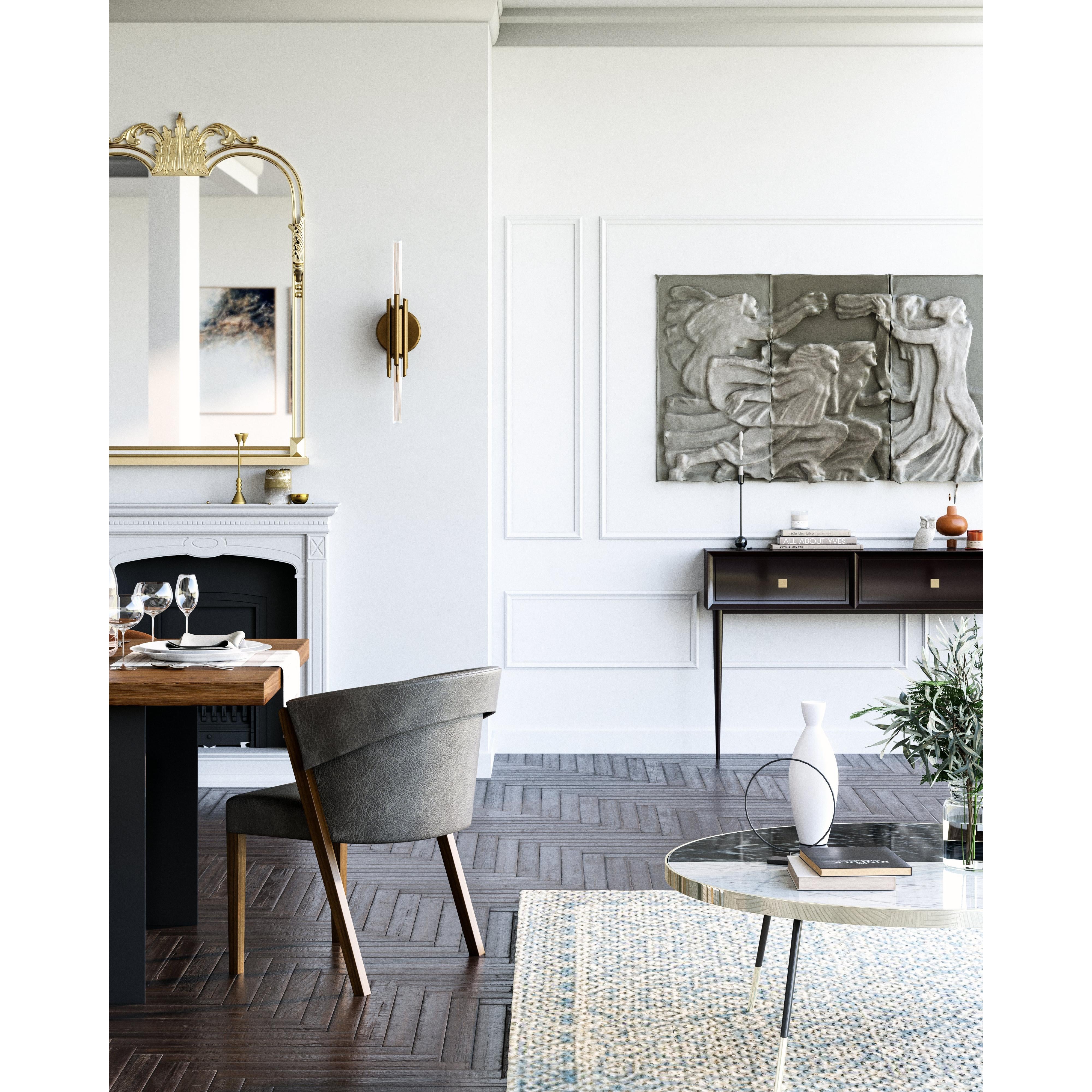 Torres 11-in Vintage Brass 2 Lights Wall/Vanity