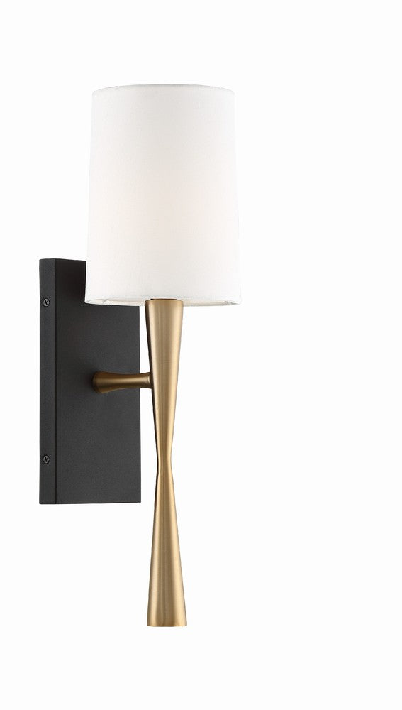 Crystorama TRENTON TRE-221-AG-BF Sconce Modern - Aged Brass