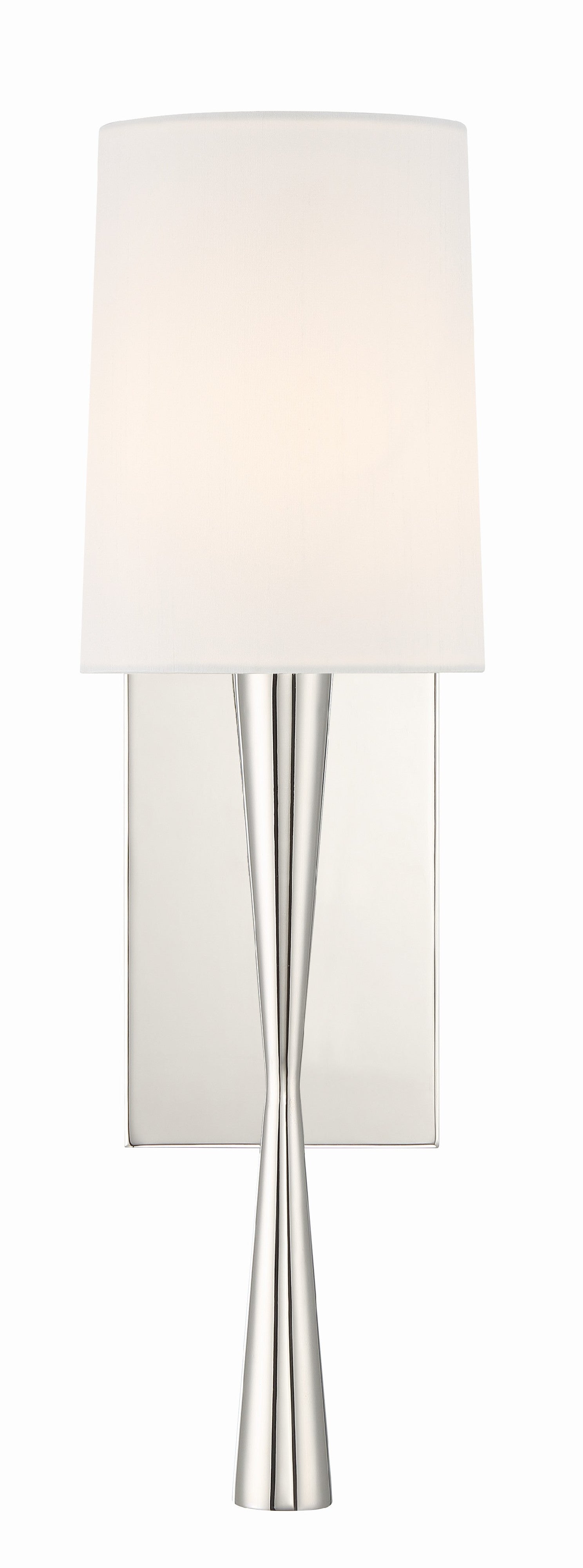 Crystorama Trenton TRE-221-PN – 5.5 Inch – 1 Light – Sconce – Polished Nickel – Damp Rated