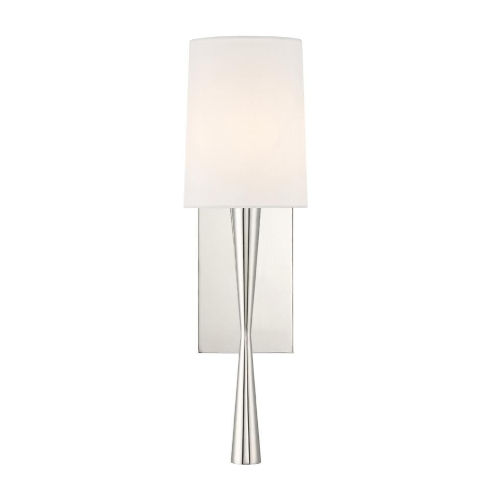 Crystorama TRENTON TRE-221-PN Sconce Modern - Polished Nickel