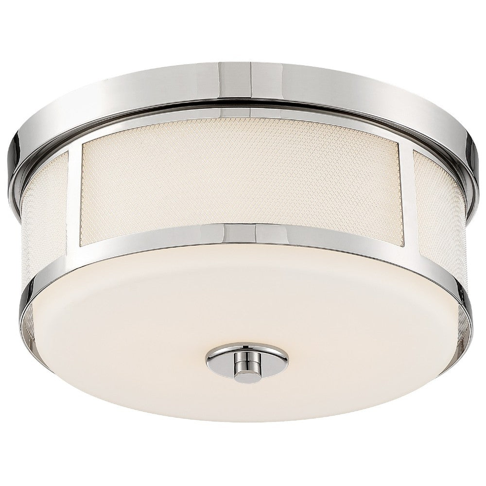 Crystorama TREVOR TRV-A3802-PN Flush Mount Modern - Polished Nickel