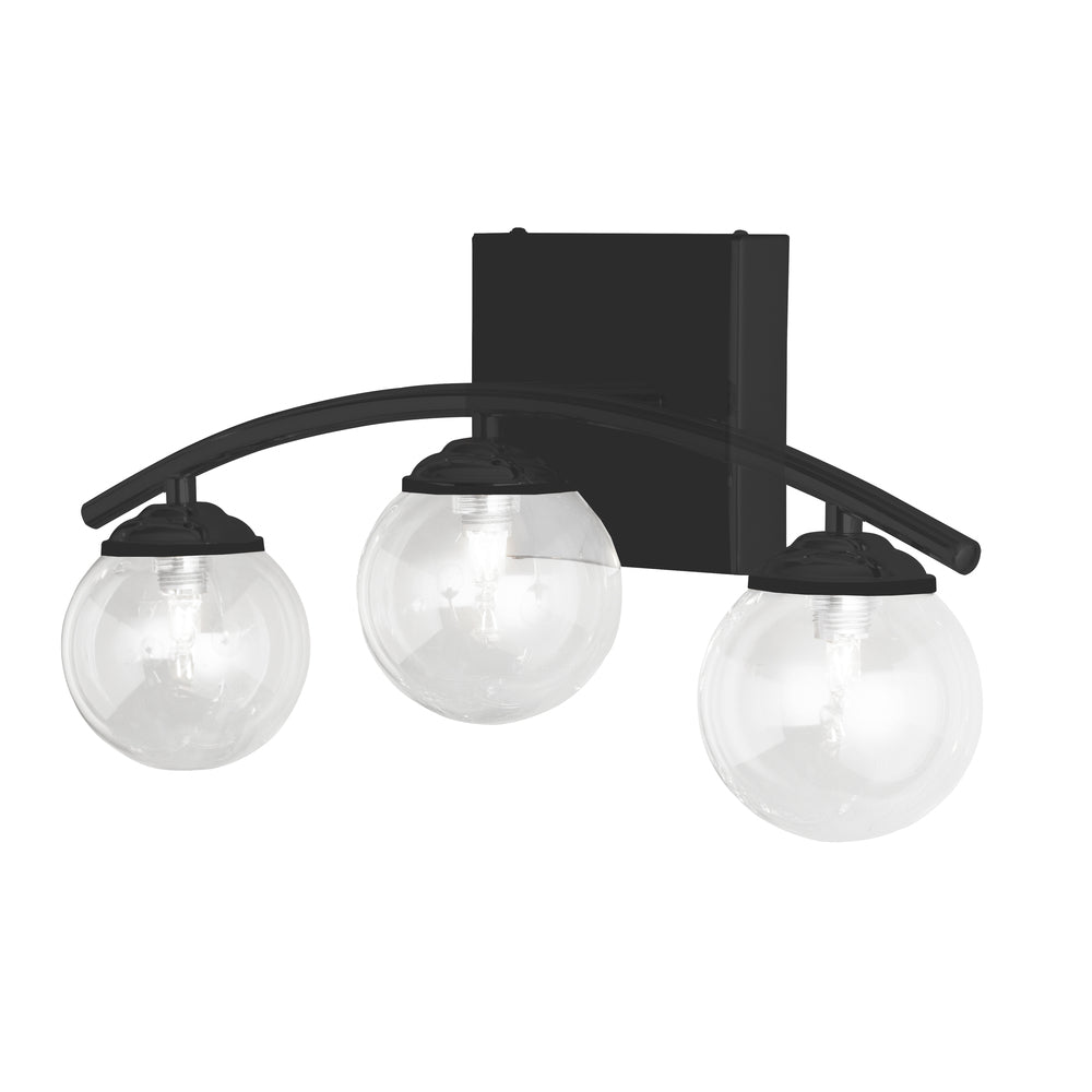 Dainolite VANDA V13-203W-MB Bathroom Fixture Traditional - Matte Black