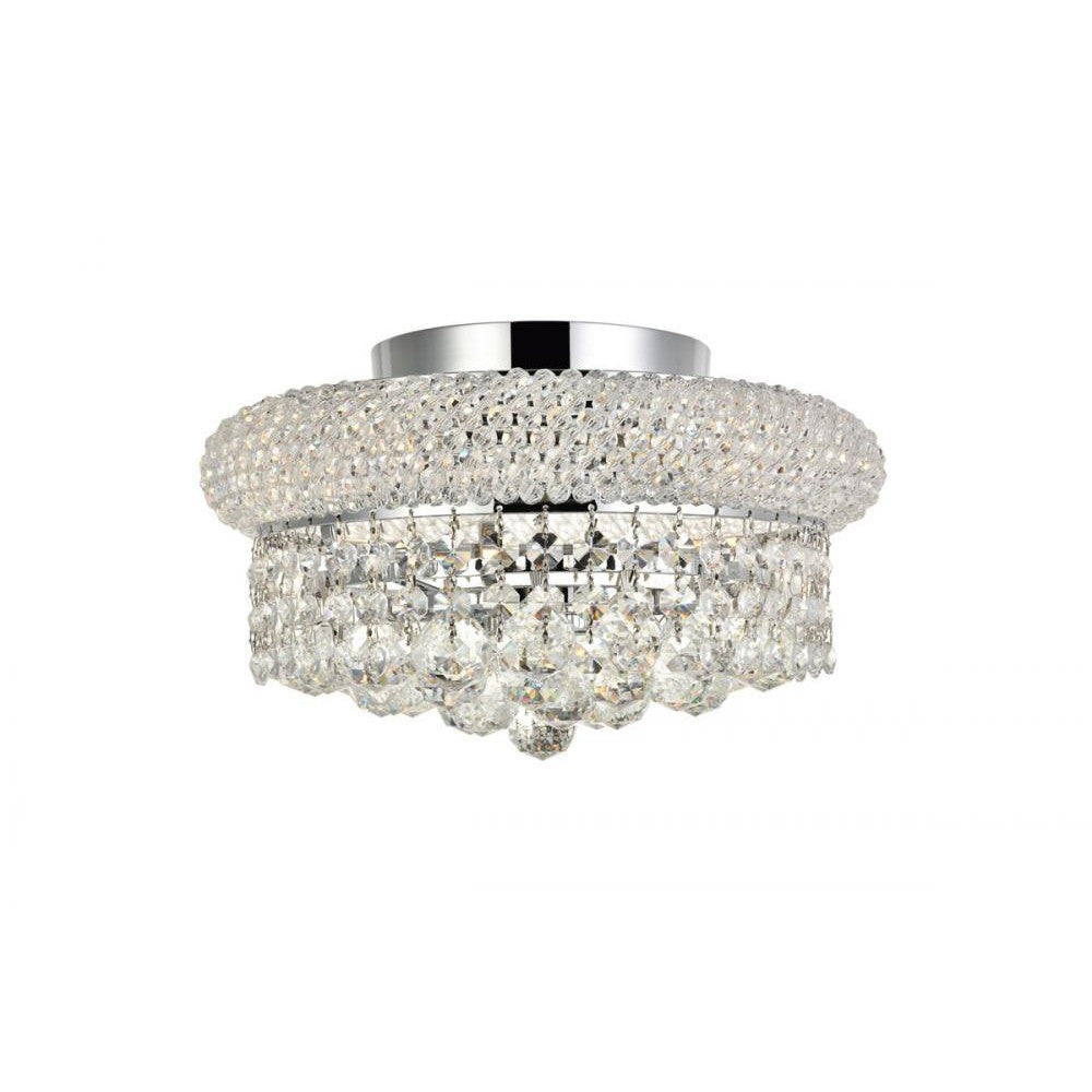 Elegant Lighting PRIMO V1800F12C/RC Flush Mount Transitional - Chrome