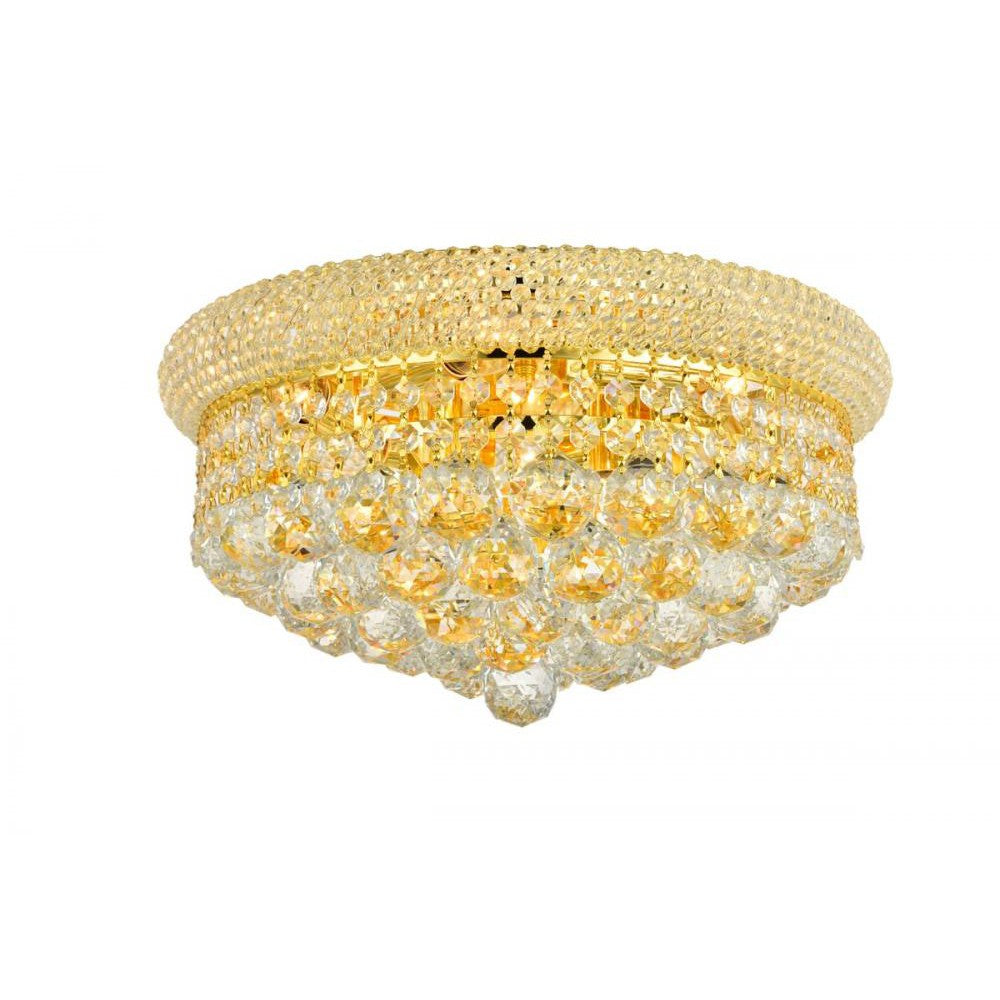 Elegant Lighting PRIMO V1800F16G/RC Flush Mount Transitional - Gold