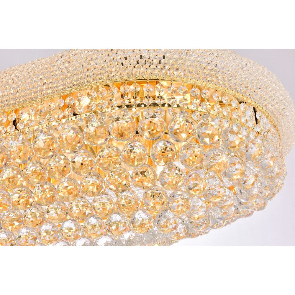 Elegant Lighting PRIMO V1800F36SG/RC Flush Mount Transitional - Gold