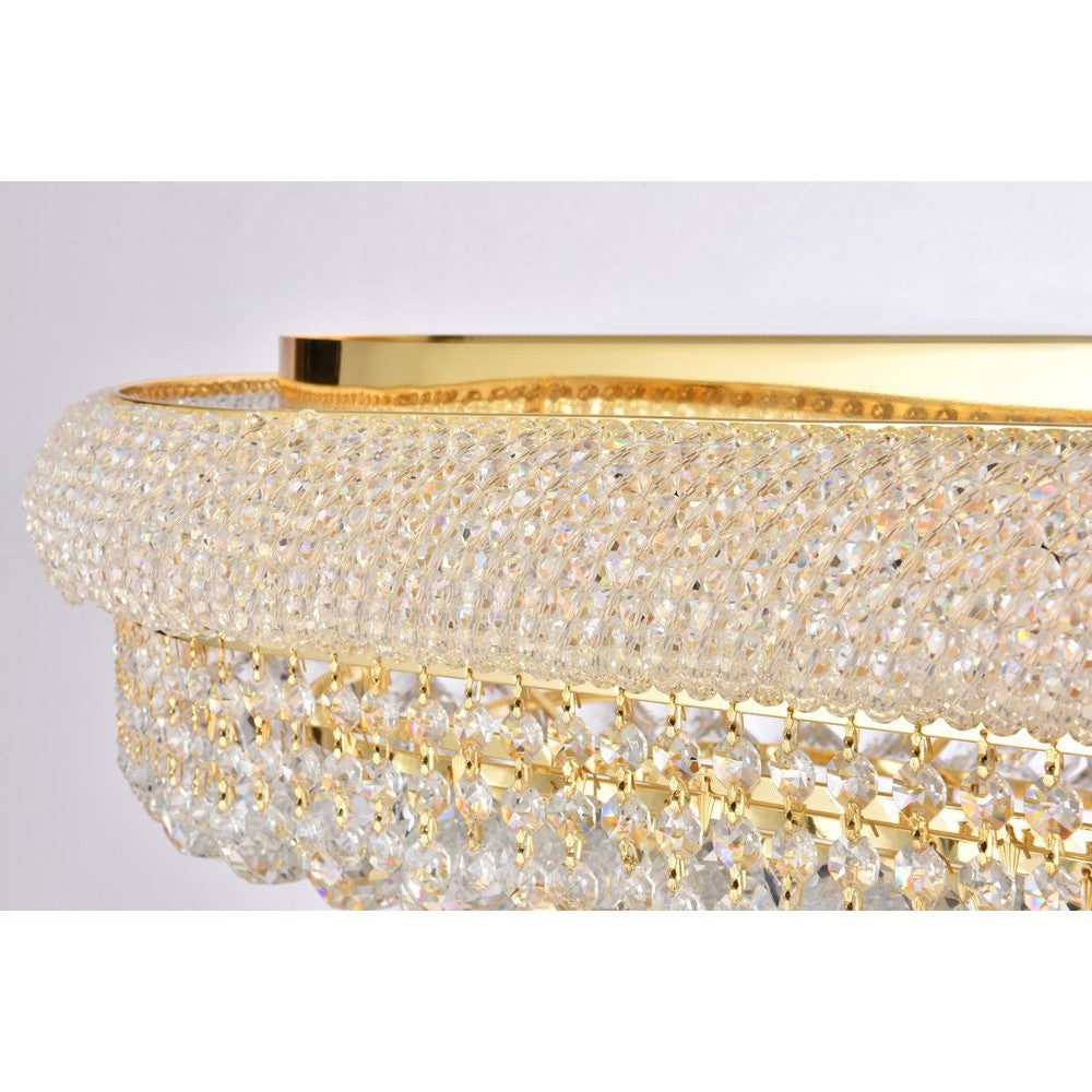 Elegant Lighting PRIMO V1800F36SG/RC Flush Mount Transitional - Gold