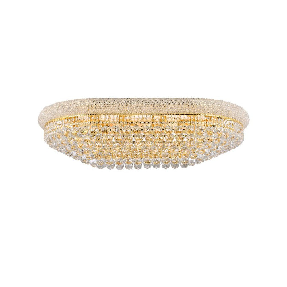 Elegant Lighting PRIMO V1800F40SG/RC Flush Mount Transitional - Gold