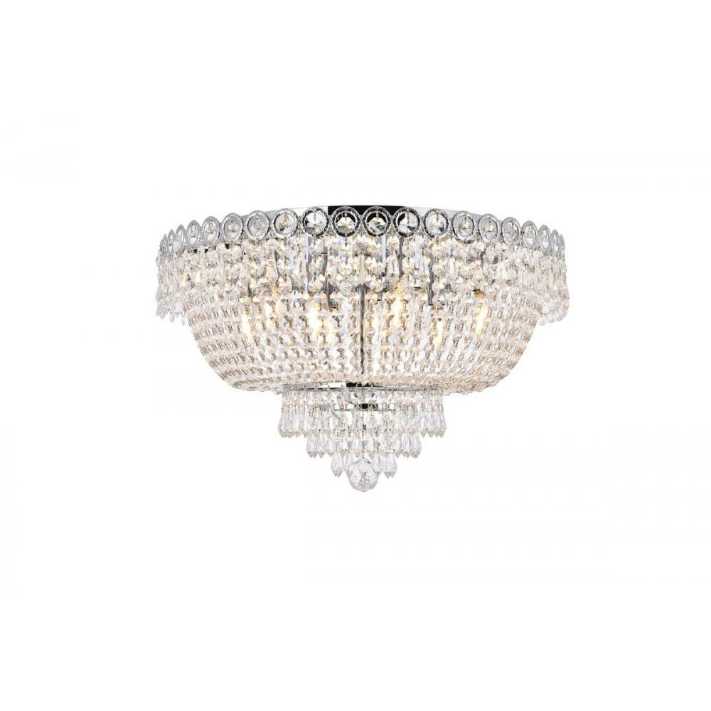 Elegant Lighting CENTURY V1900F20C/RC Flush Mount Transitional - Chrome