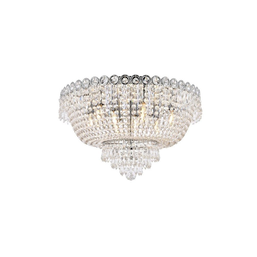 Elegant Lighting CENTURY V1900F20C/RC Flush Mount Transitional - Chrome