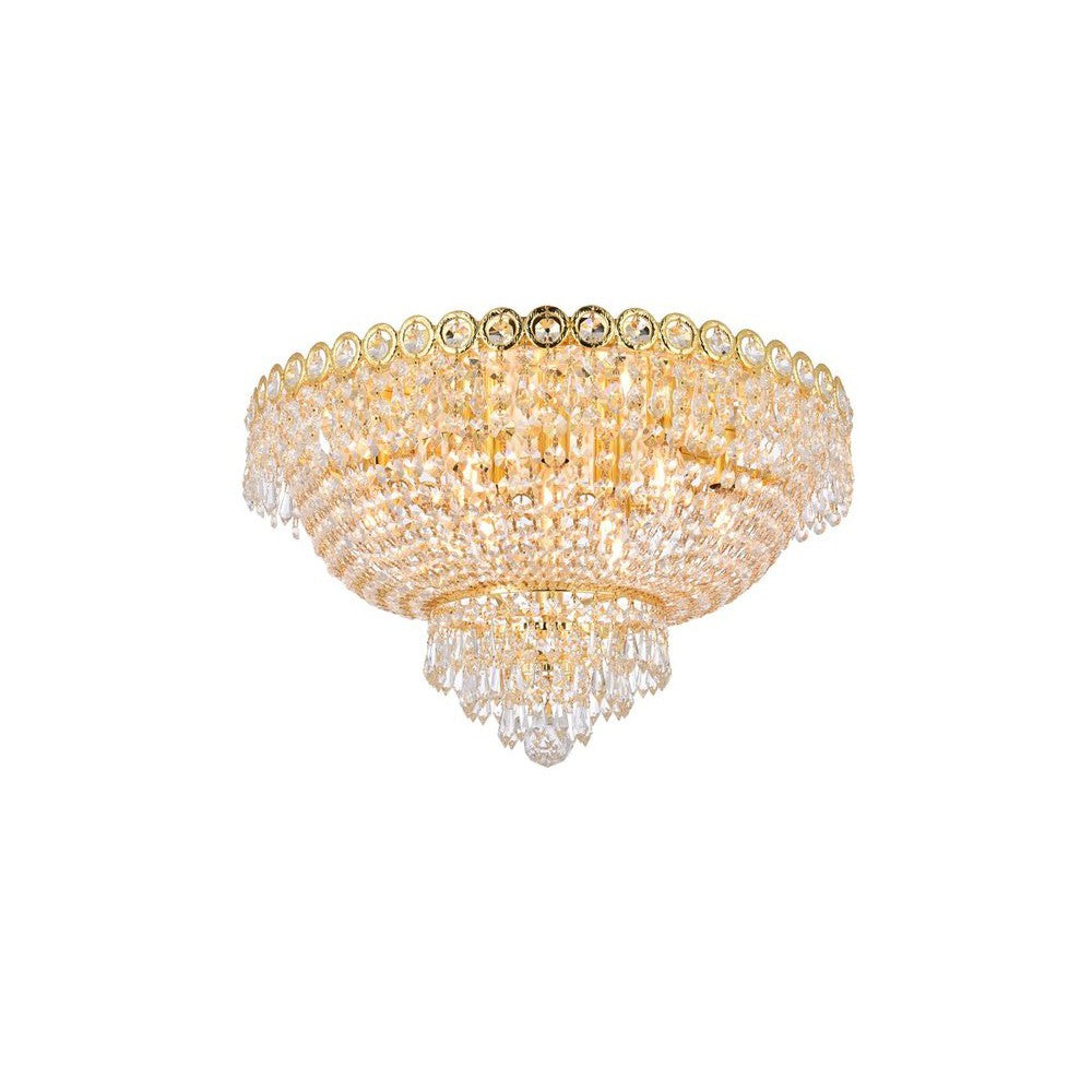 Elegant Lighting CENTURY V1900F20G/RC Flush Mount Transitional - Gold