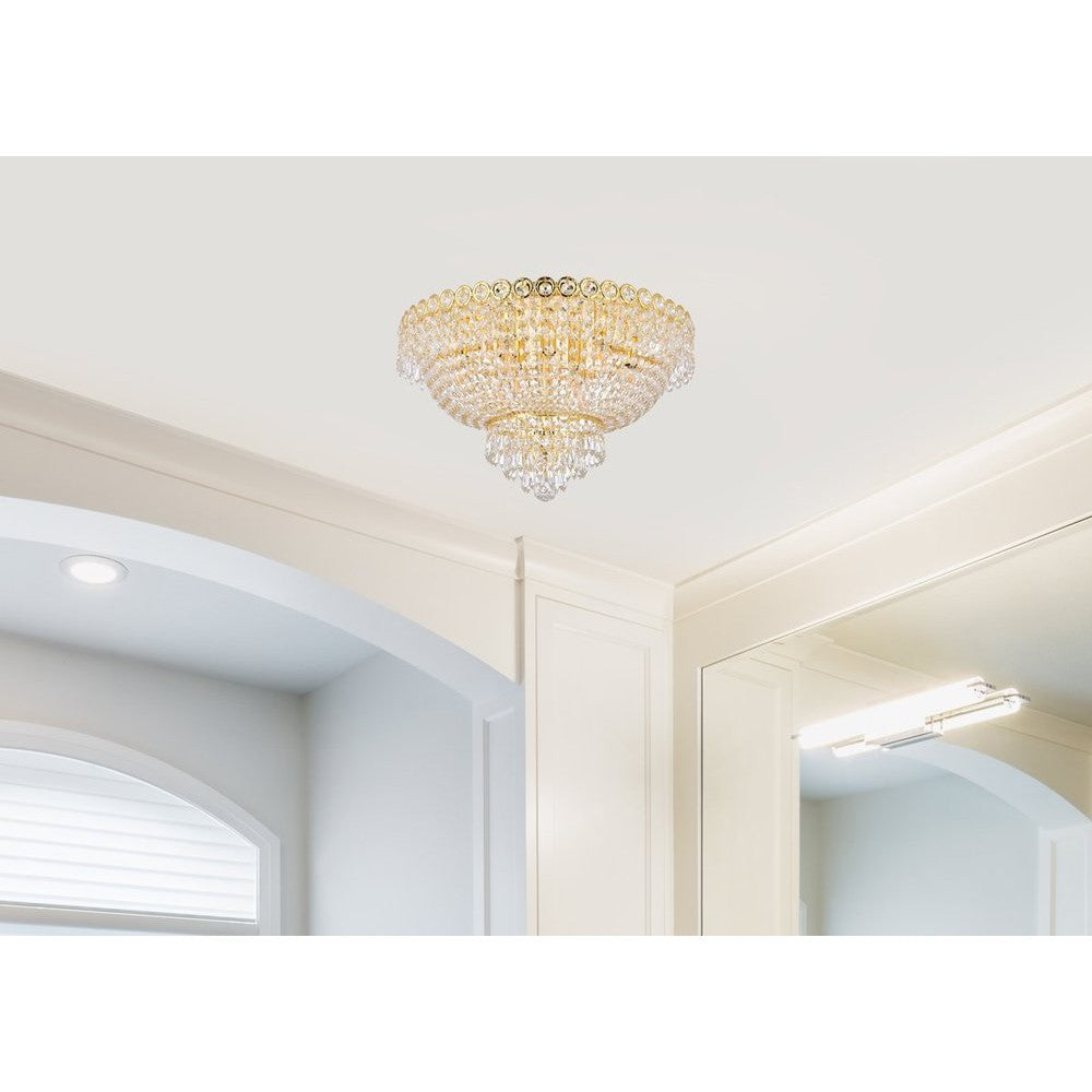 Elegant Lighting CENTURY V1900F20G/RC Flush Mount Transitional - Gold