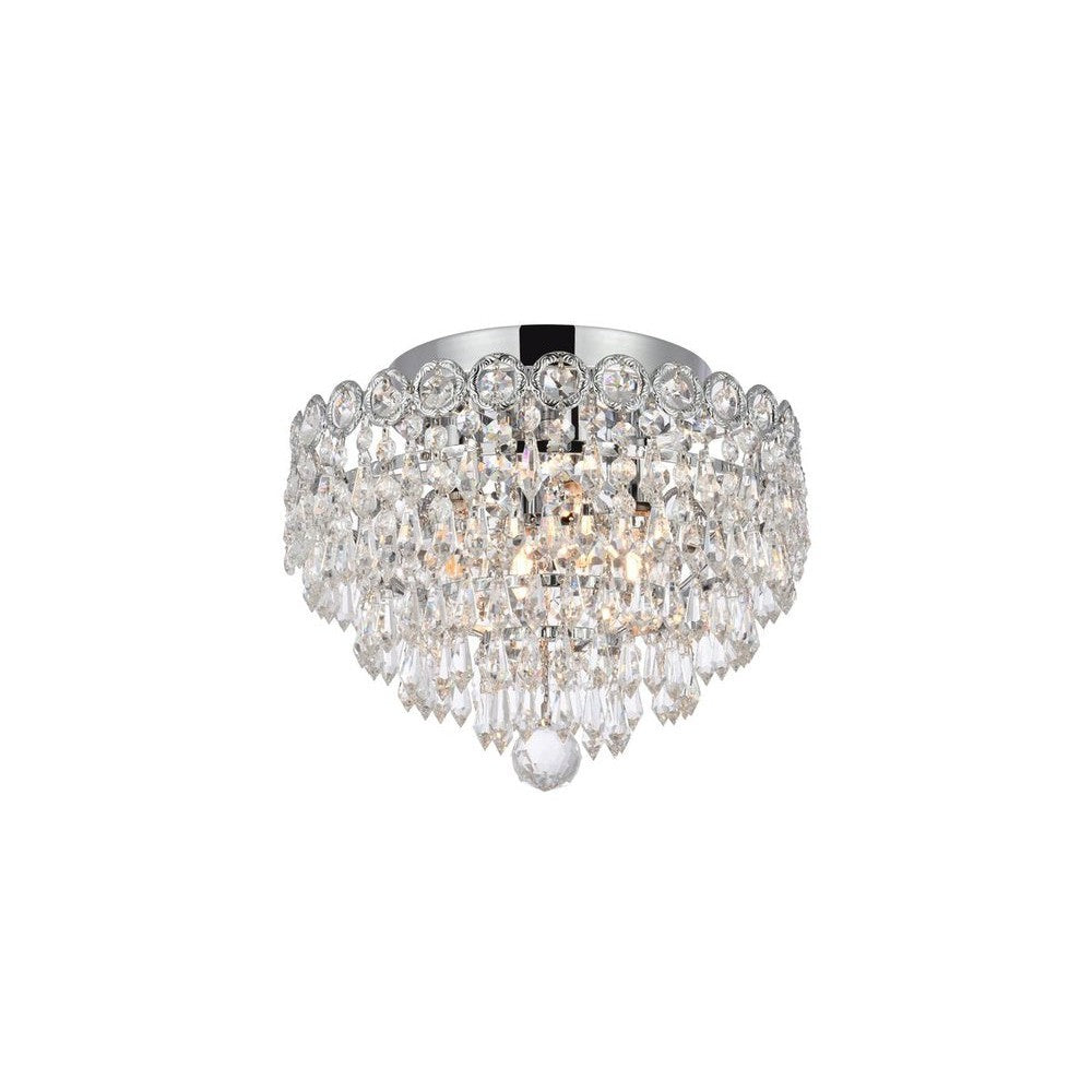 Elegant Lighting CENTURY V1902F12C/RC Flush Mount Transitional - Chrome