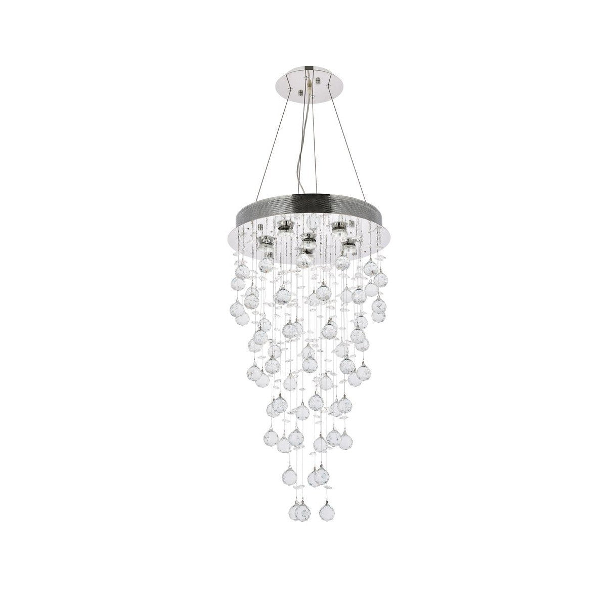 Elegant Lighting GALAXY V2006D18C/RC Pendant Contemporary - Chrome