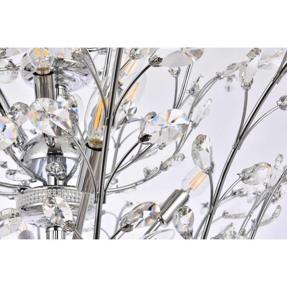 Elegant Lighting ORCHID V2011G41C/RC Chandelier Transitional - Chrome