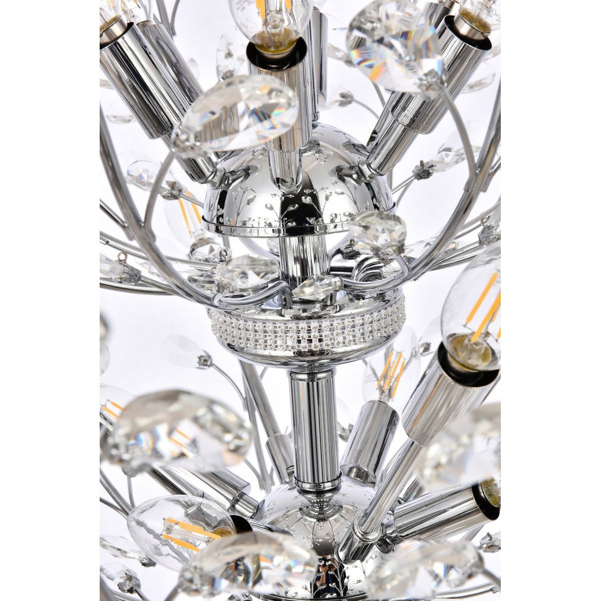 Elegant Lighting ORCHID V2011G41C/RC Chandelier Transitional - Chrome