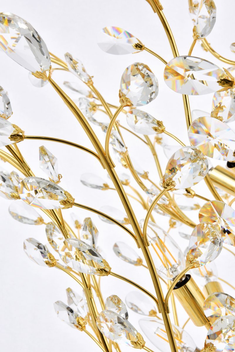 Elegant Lighting ORCHID V2011G54G/RC Chandelier Transitional - Gold