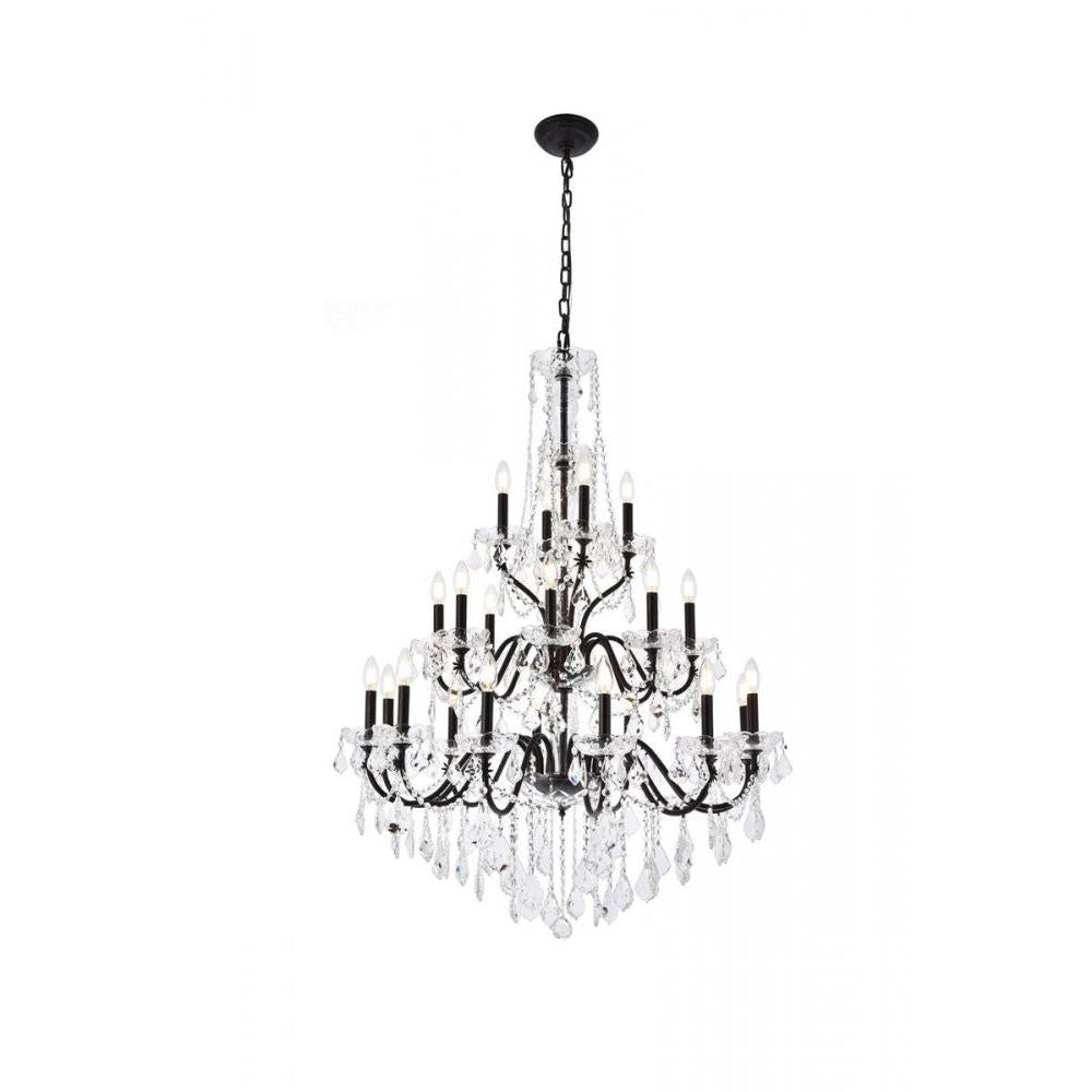 Elegant Lighting ST. FRANCIS V2015G36DB/RC Chandelier Transitional - Dark Bronze