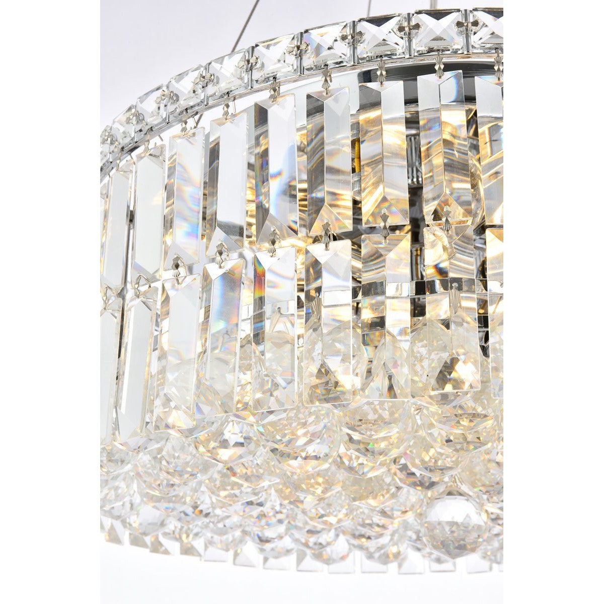 Elegant Lighting MAXIME V2030D20C/RC Chandelier Contemporary - Chrome