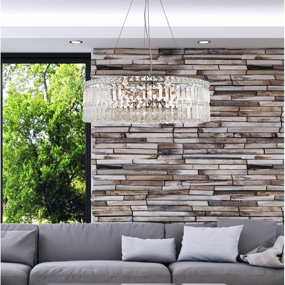 Elegant Lighting MAXIME V2030D24C/RC Chandelier Contemporary - Chrome