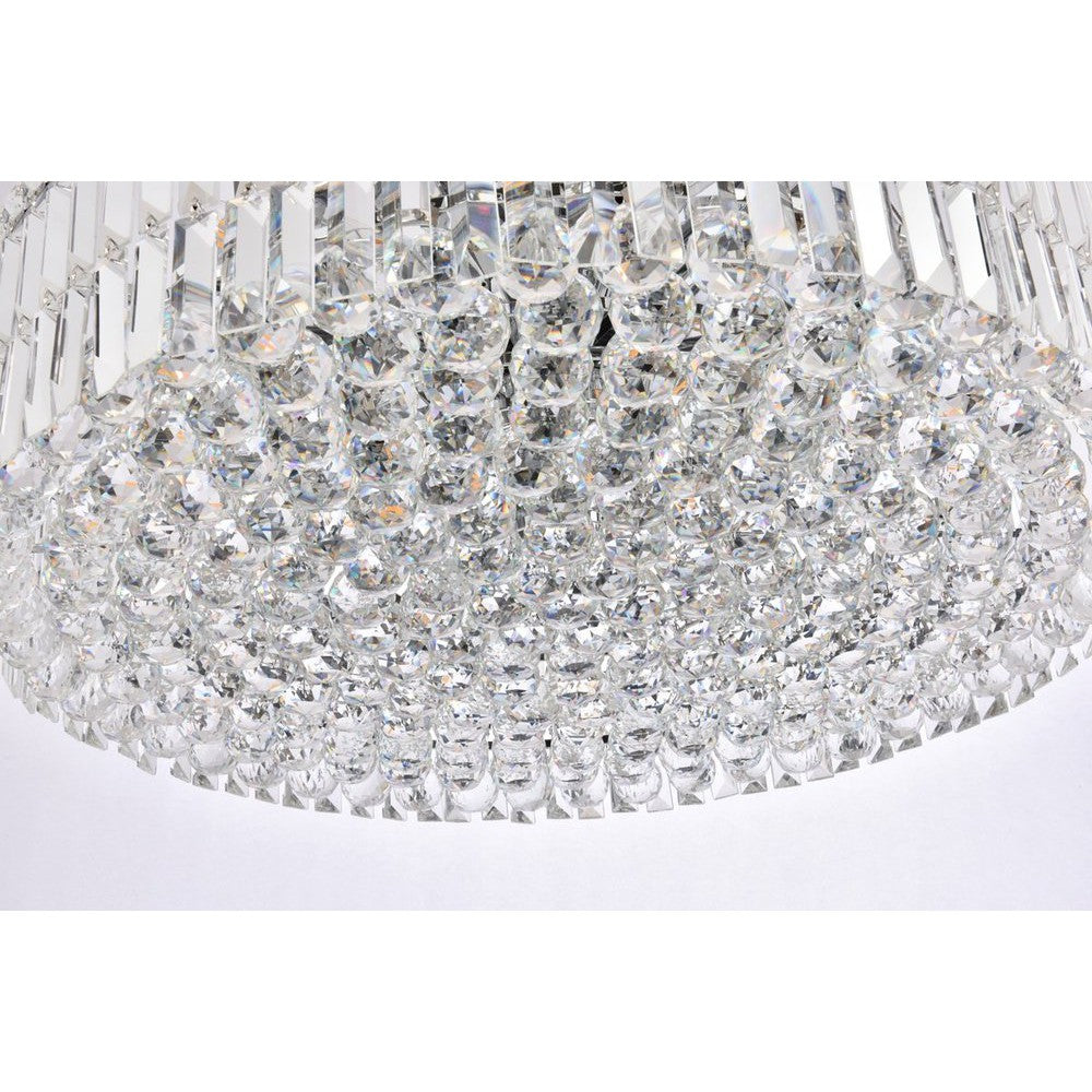 Elegant Lighting MAXIME V2030D28C/RC Chandelier Contemporary - Chrome