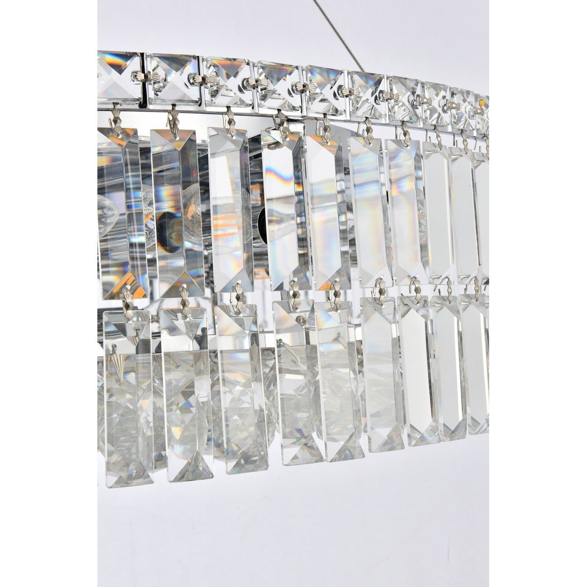 Elegant Lighting MAXIME V2030D32C/RC Chandelier Contemporary - Chrome