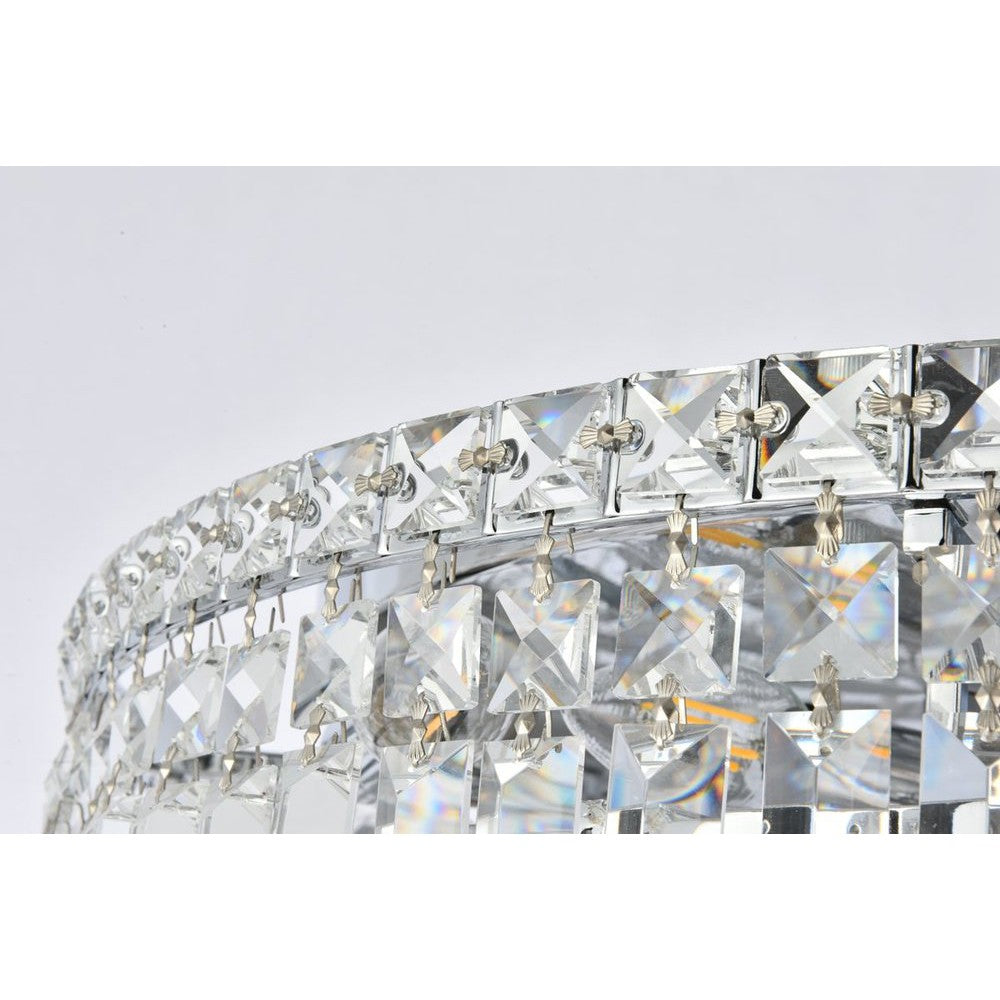 Elegant Lighting MAXIME V2030F24C/RC Flush Mount Contemporary - Chrome