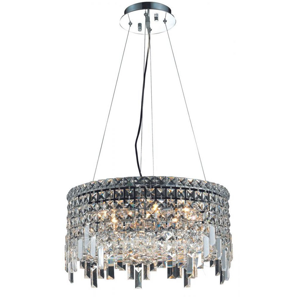 Elegant Lighting MAXIME V2031D20C/RC Chandelier Contemporary - Chrome