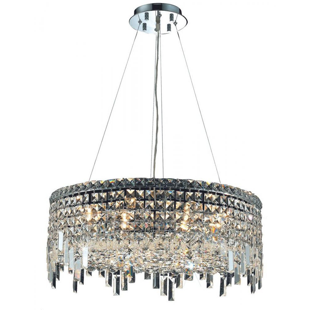 Elegant Lighting MAXIME V2031D24C/RC Chandelier Contemporary - Chrome