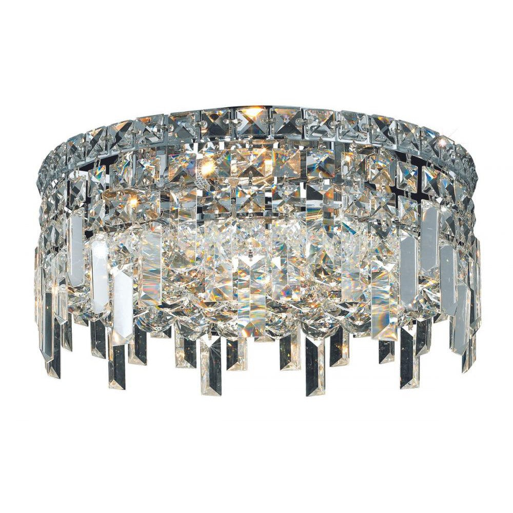 Elegant Lighting MAXIME V2031F14C/RC Flush Mount Contemporary - Chrome