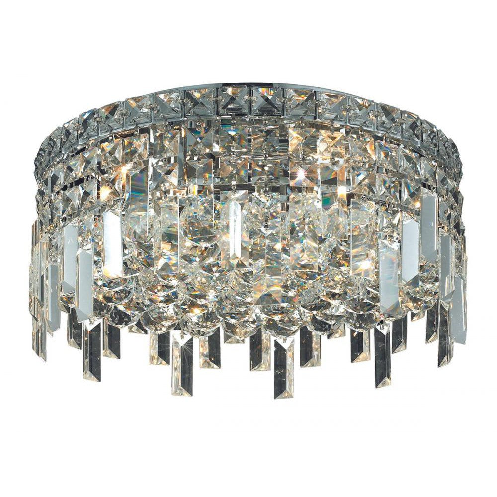 Elegant Lighting MAXIME V2031F16C/RC Flush Mount Contemporary - Chrome