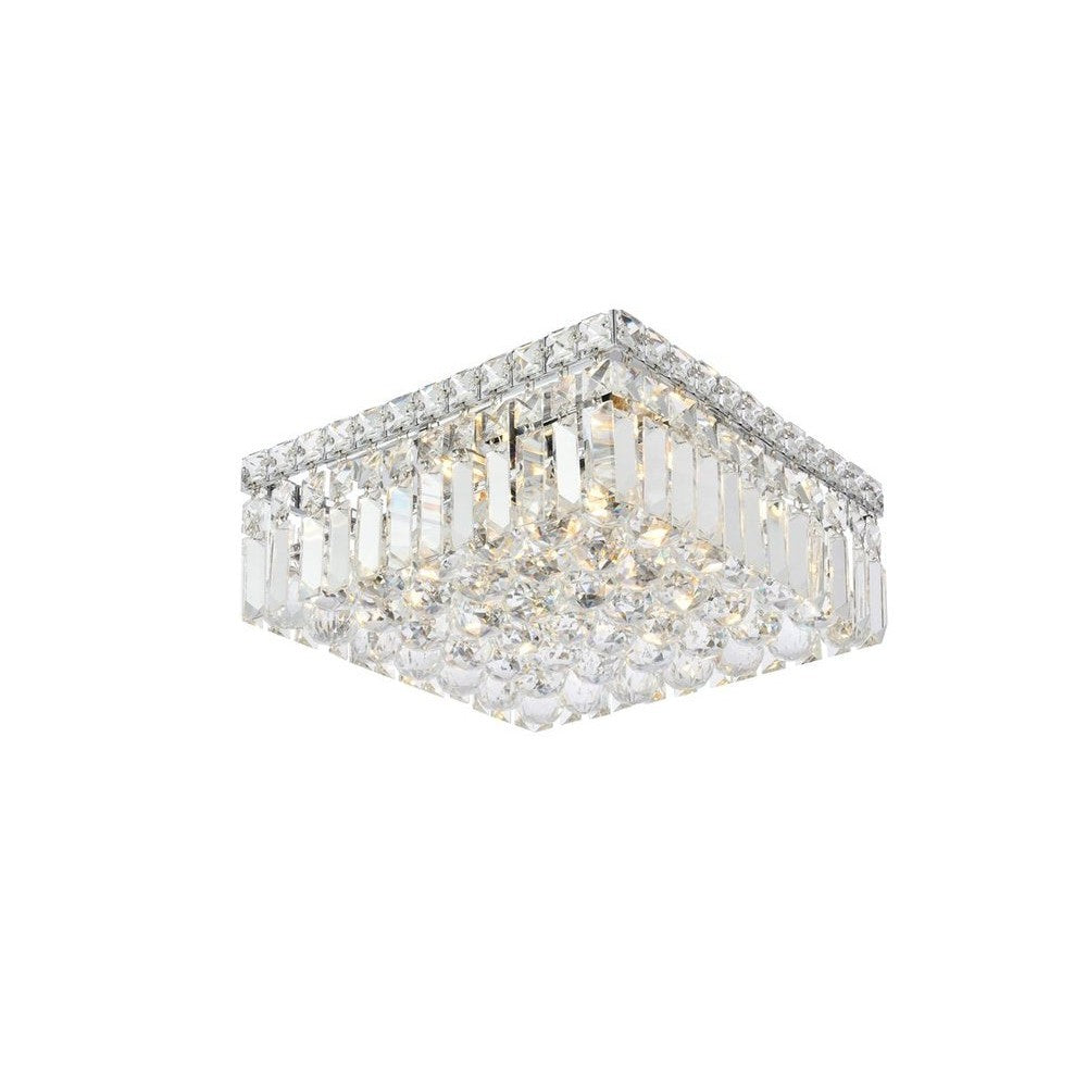 Elegant Lighting MAXIME V2032F12C/RC Flush Mount Contemporary - Chrome